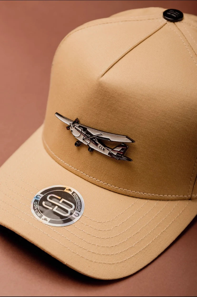 GORRA SOMBRERO BLANCO AVIONETA CLN ARENA