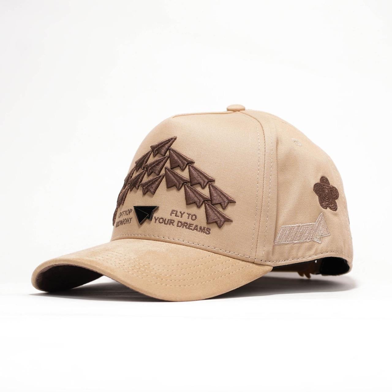 GORRA OFFTOP X MIDNIGHT PAPER PLANES BEIGE