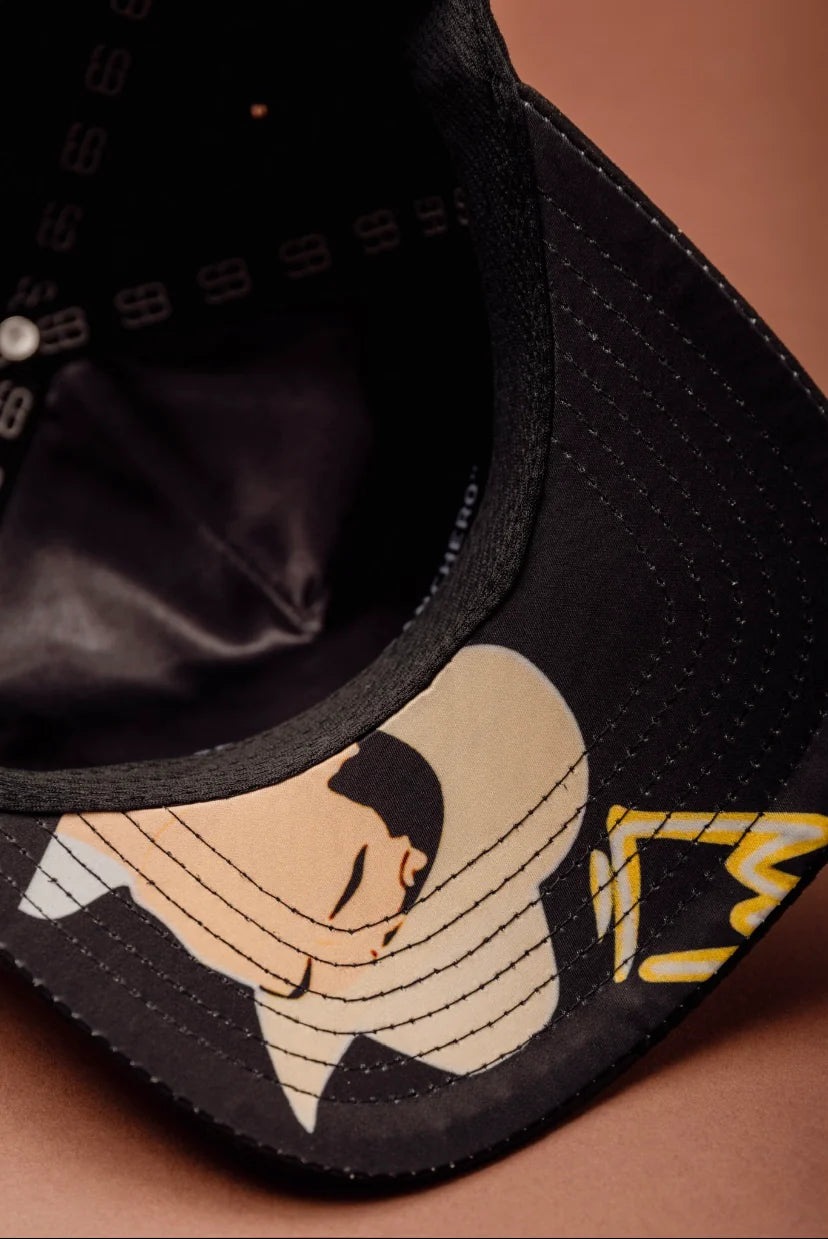 GORRA SOMBRERO REY DEL CORRIDO NEGRA