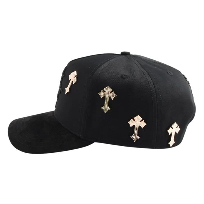 BARBAS HATS B CROSS ROSE GOLD 24K