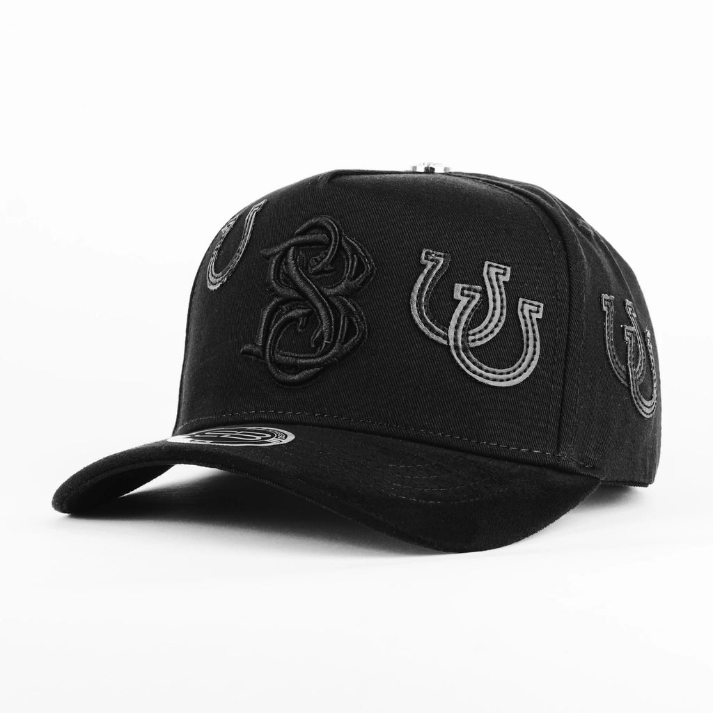 GORRA SOMBRERO BLANCO MIS RAÍCES HUELLA BLANCA TOTAL BLACK