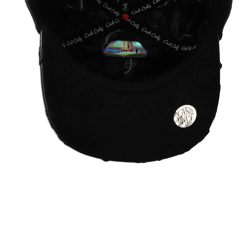 GORRA CASH ONLY BLACK CROWN  CROSSES