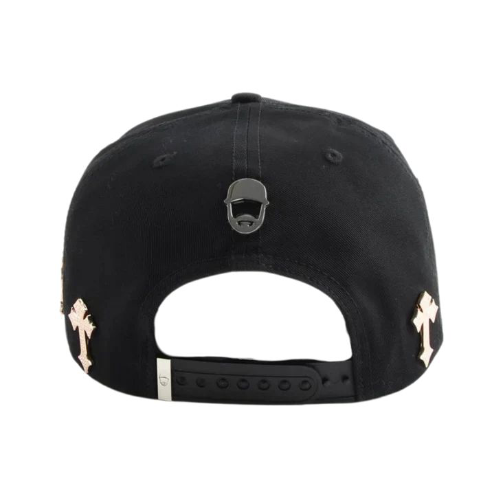 BARBAS HATS B CROSS ROSE GOLD 24K