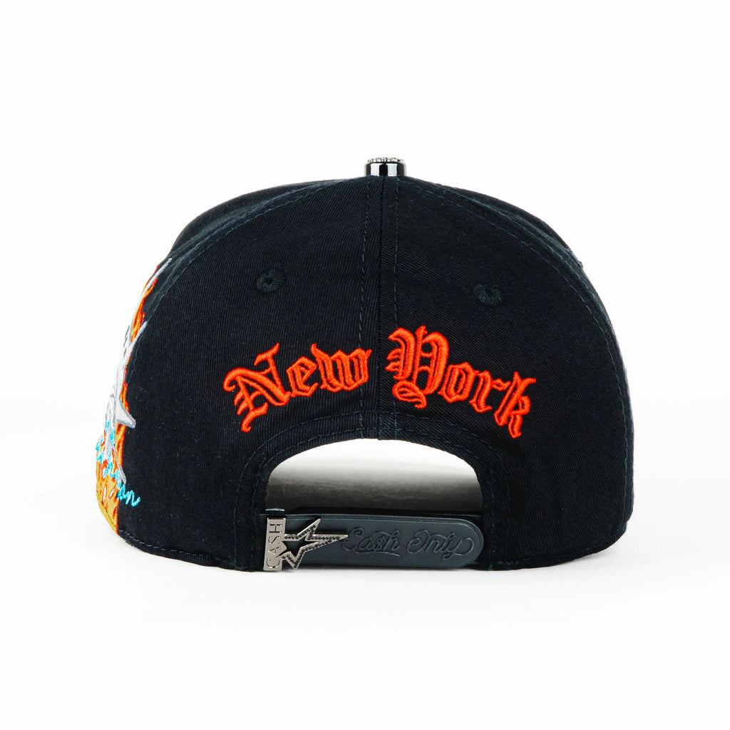Gorra Cash Only  New York Flames Red Visera
