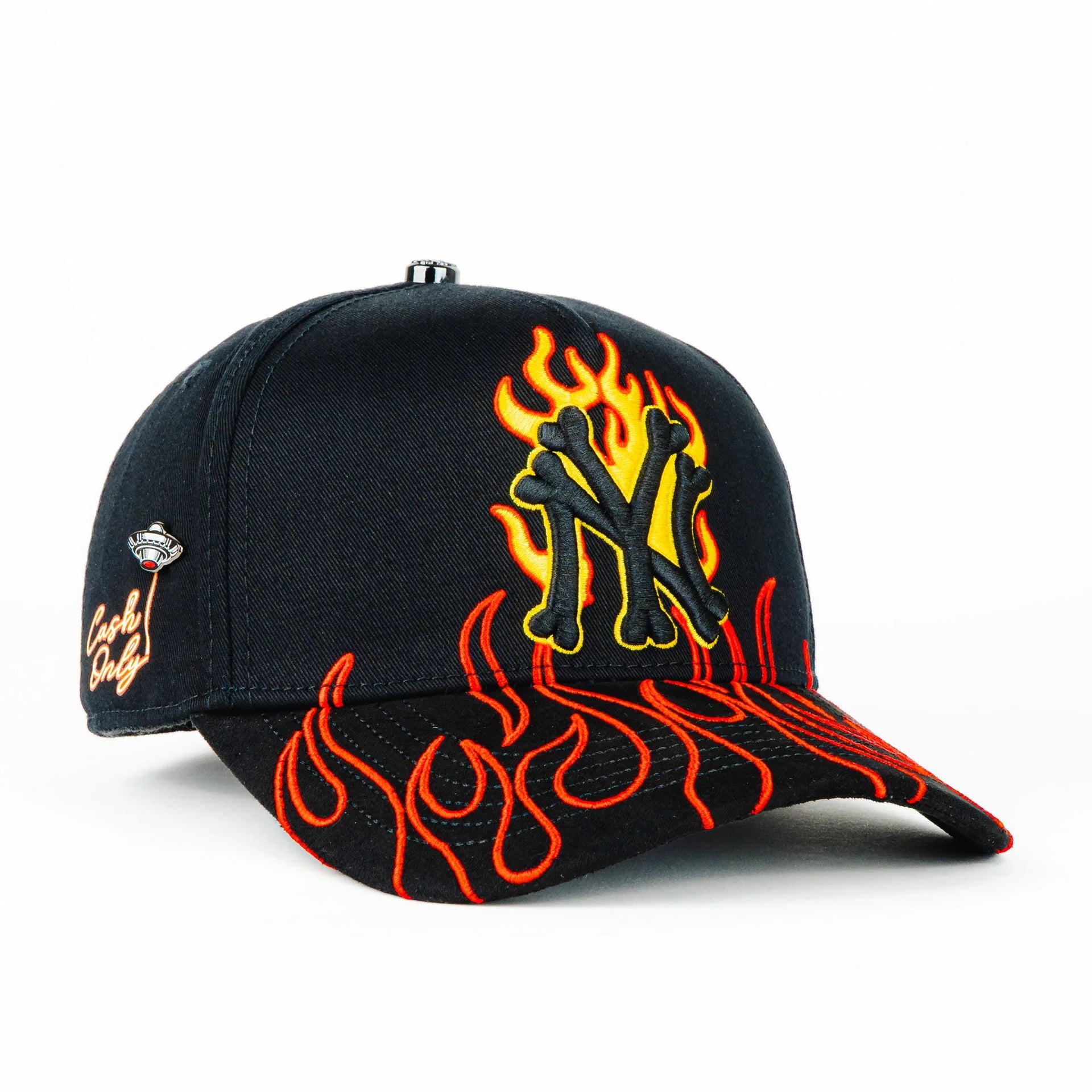 Gorra Cash Only  New York Flames Red Visera