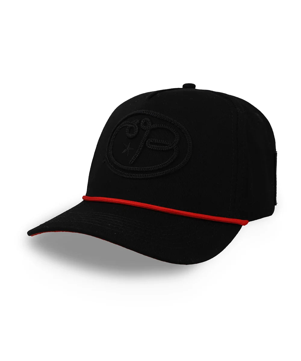 Gorra Cara Blanca Rope Logo Negra