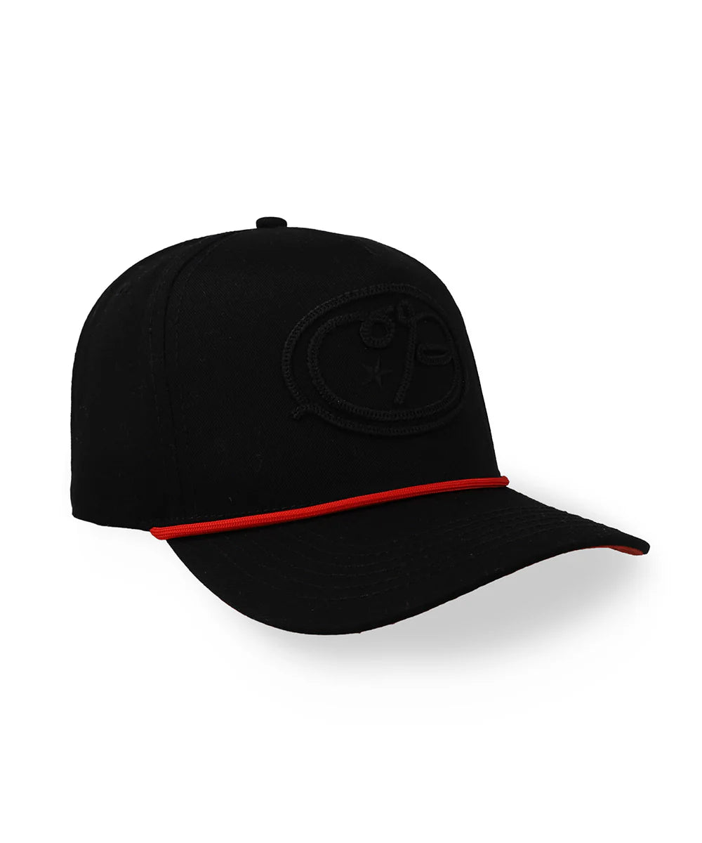Gorra Cara Blanca Rope Logo Negra