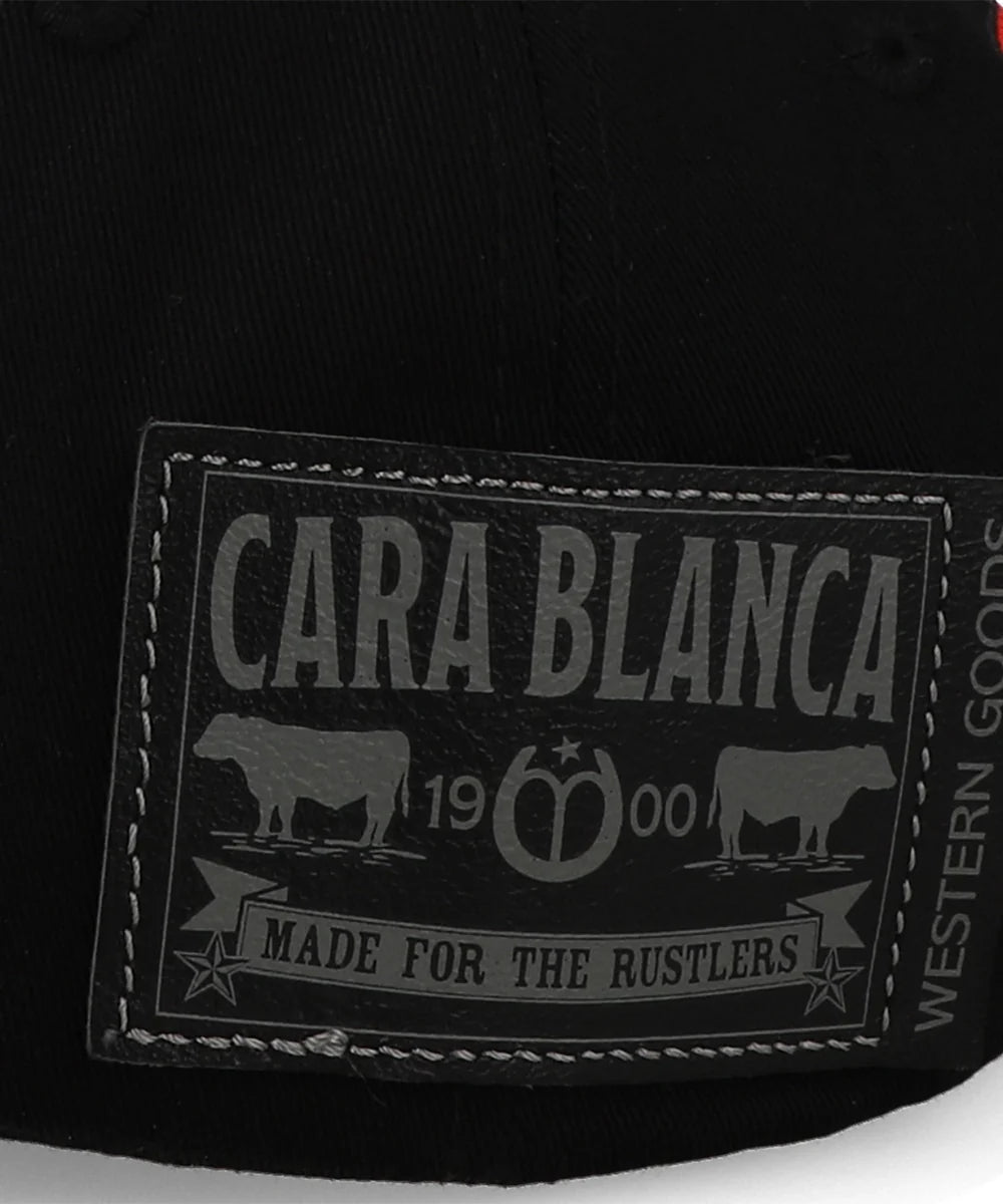 Gorra Cara Blanca Rope Logo Negra