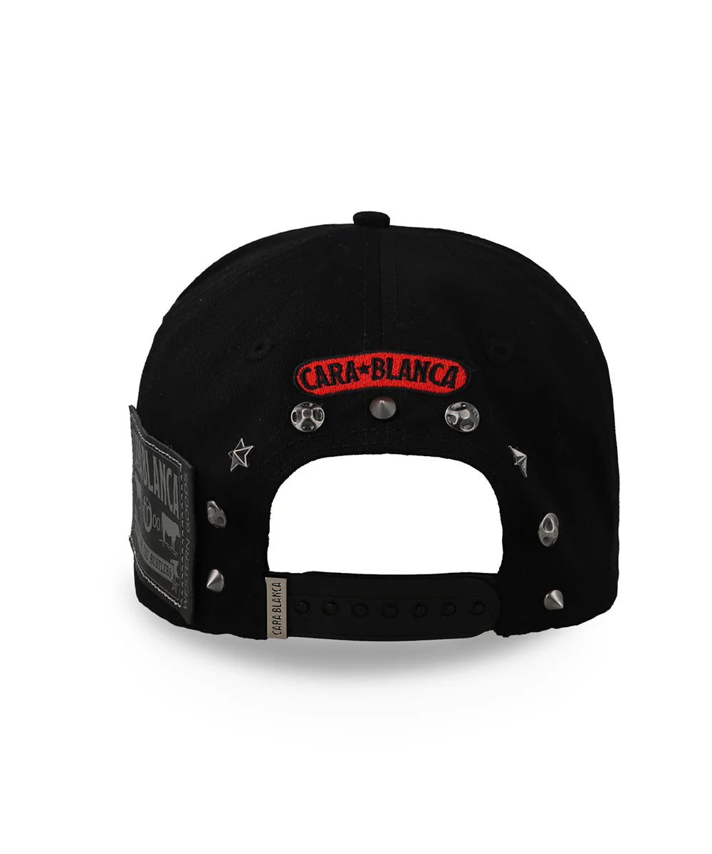 Gorra Cara Blanca Rope Logo Negra