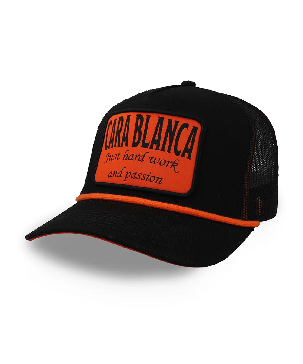 Gorra Cara Blanca The Legend Orange Negra