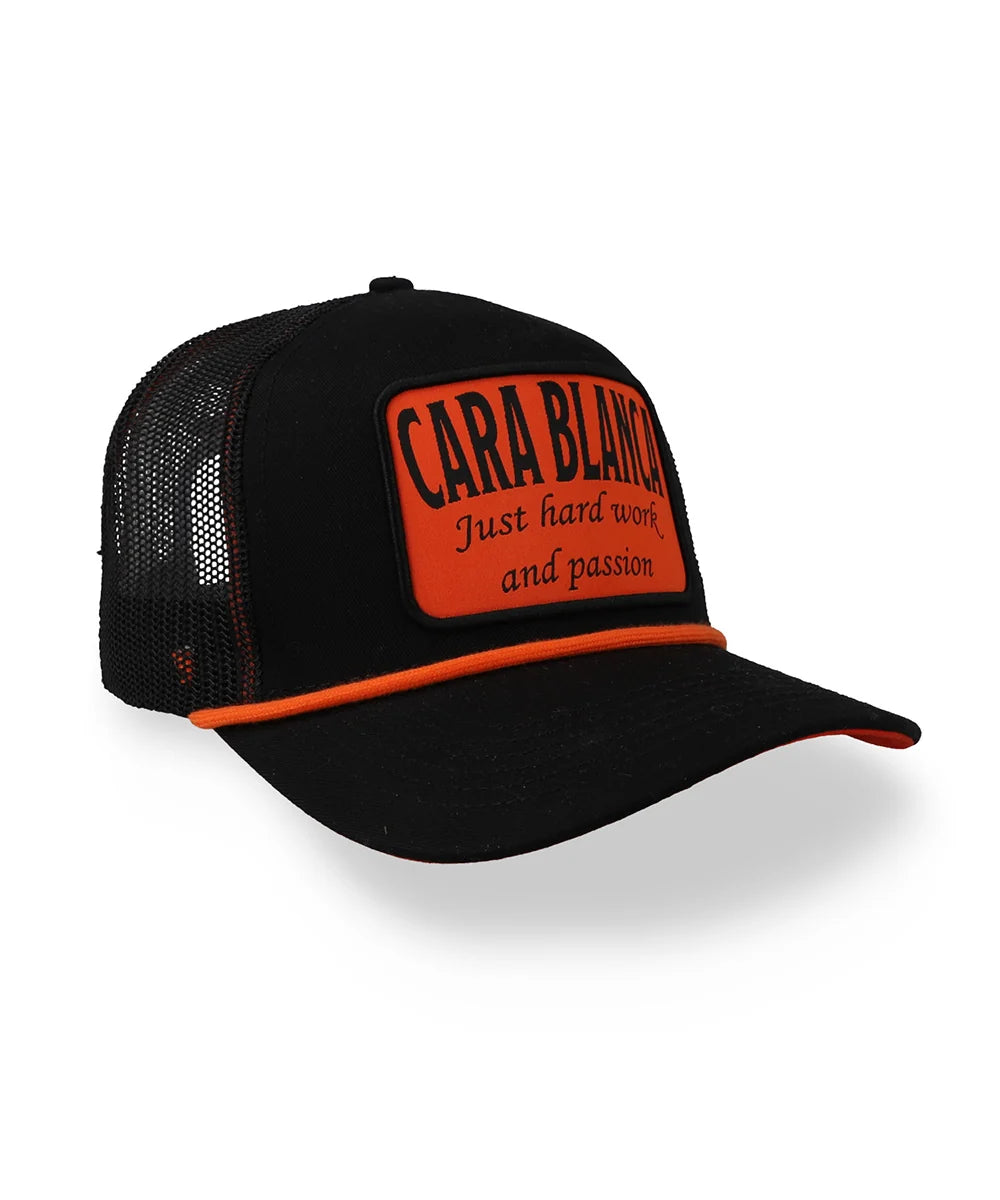 Gorra Cara Blanca The Legend Orange Negra