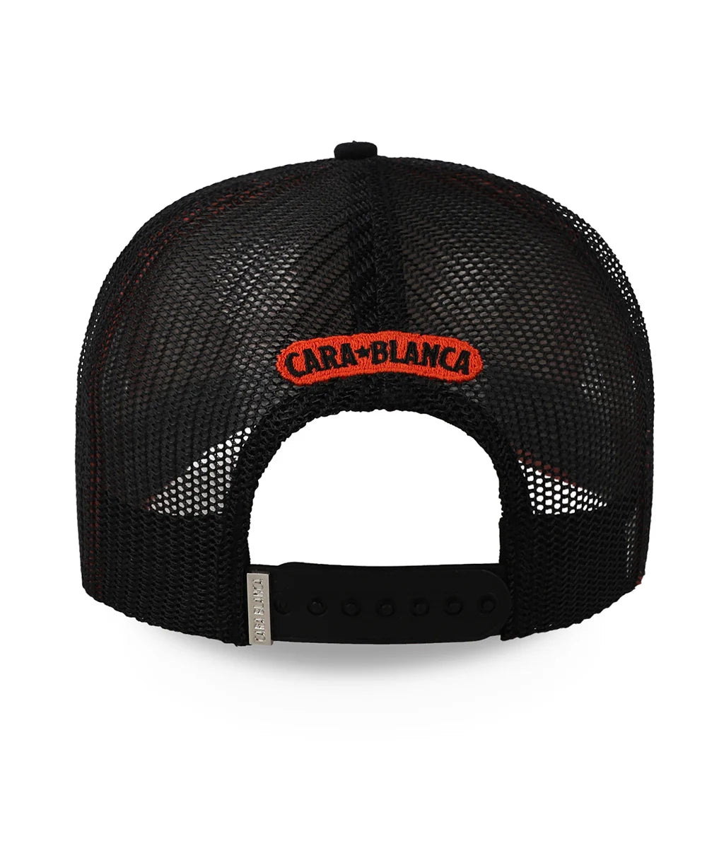 Gorra Cara Blanca The Legend Orange Negra