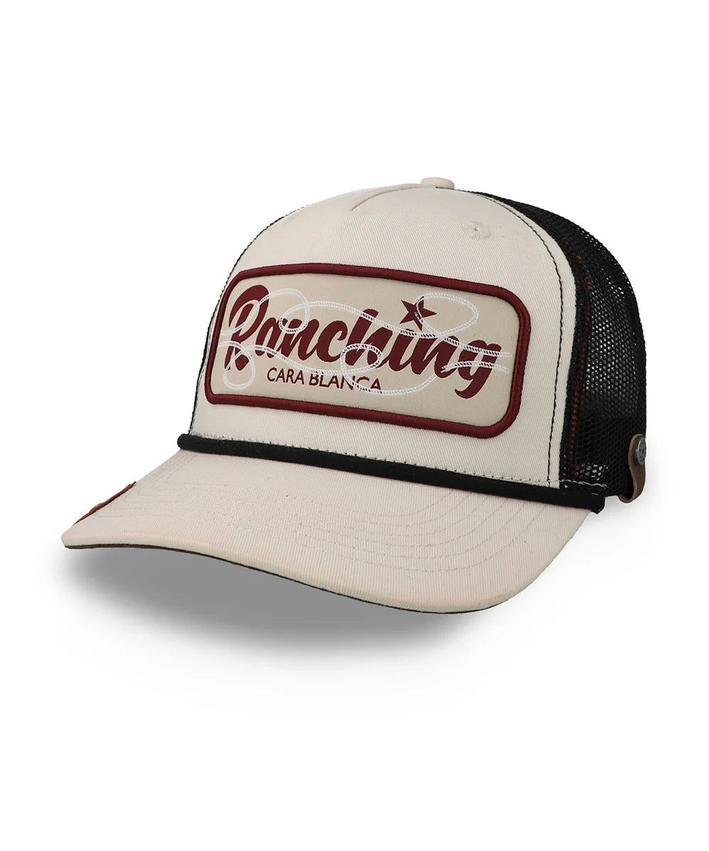 Gorra Cara Blanca Ranching Blanca
