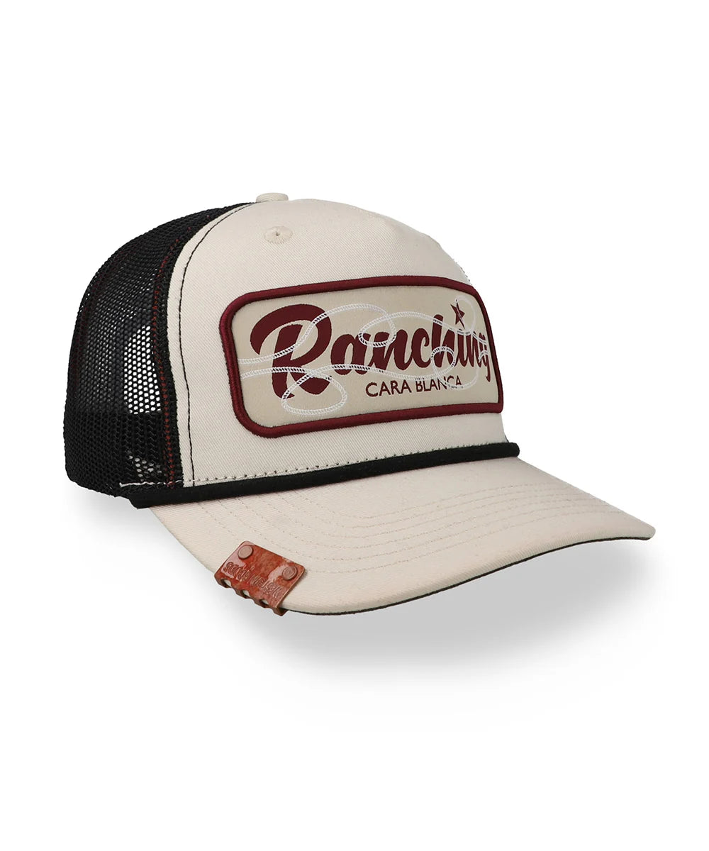 Gorra Cara Blanca Ranching Blanca