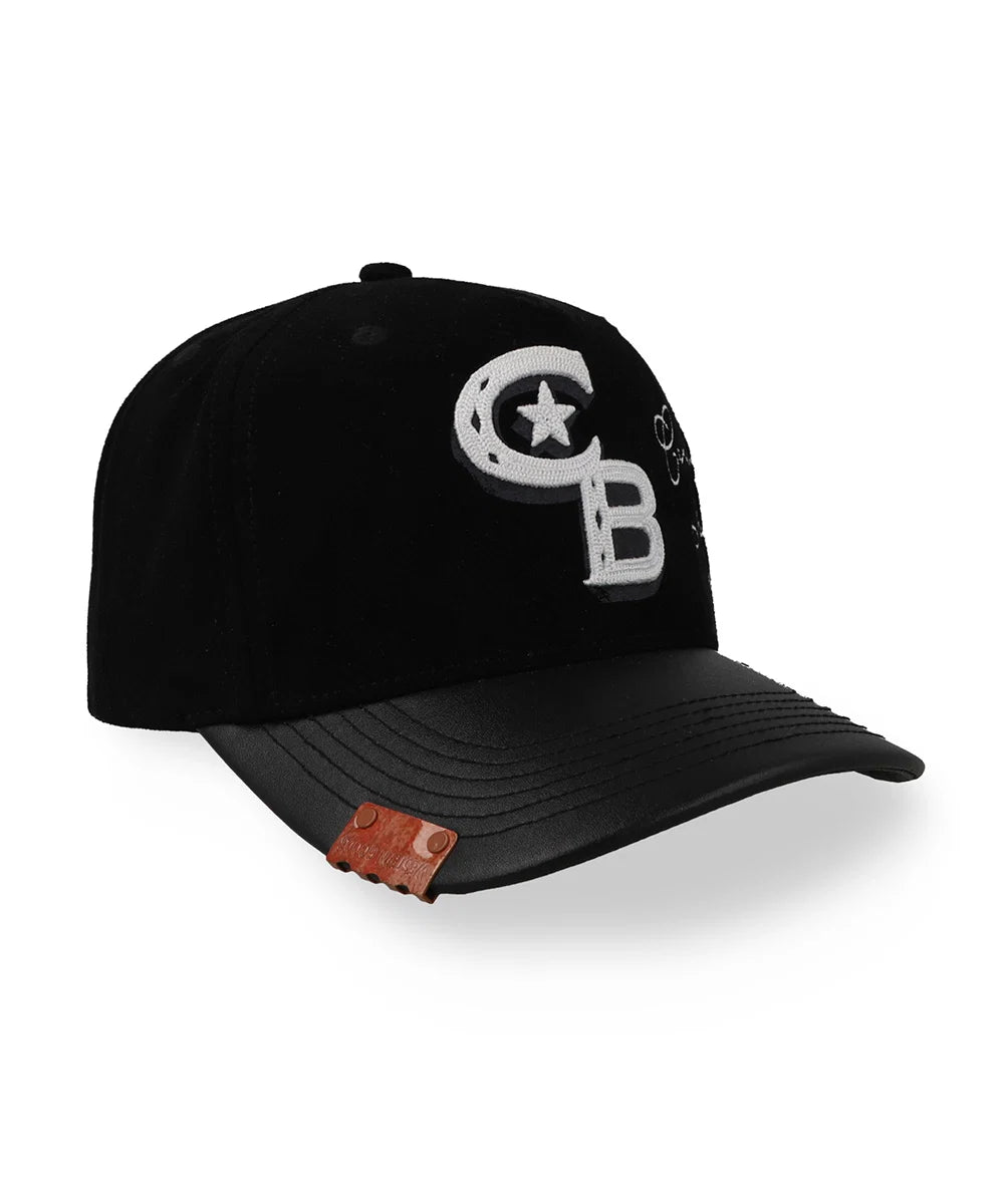 Gorra Cara Blanca Buckle Crown Negra