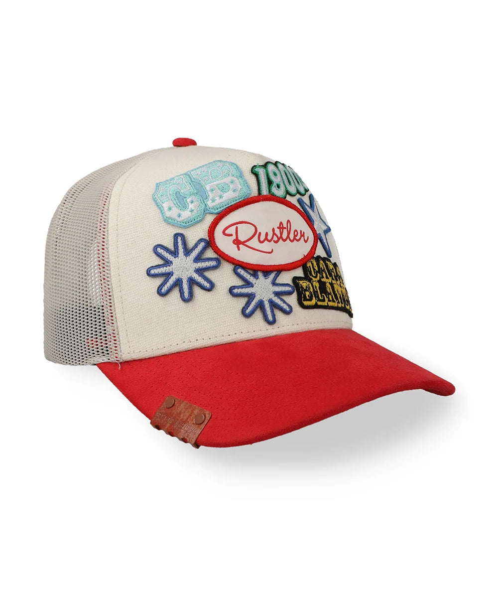 Gorra Cara Blanca Stunt Man Bullet Beige