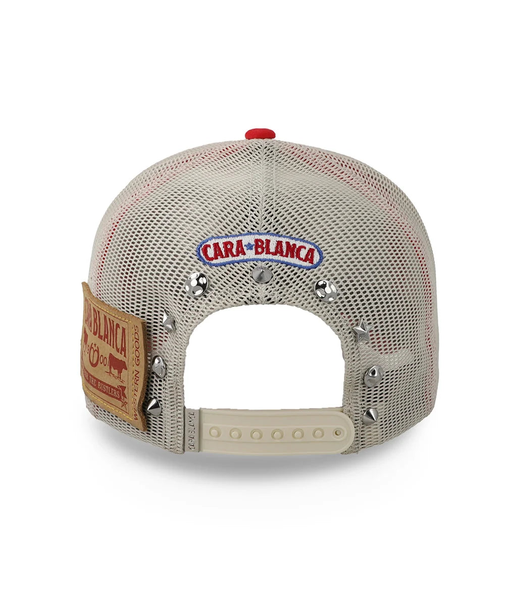 Gorra Cara Blanca Stunt Man Bullet Beige