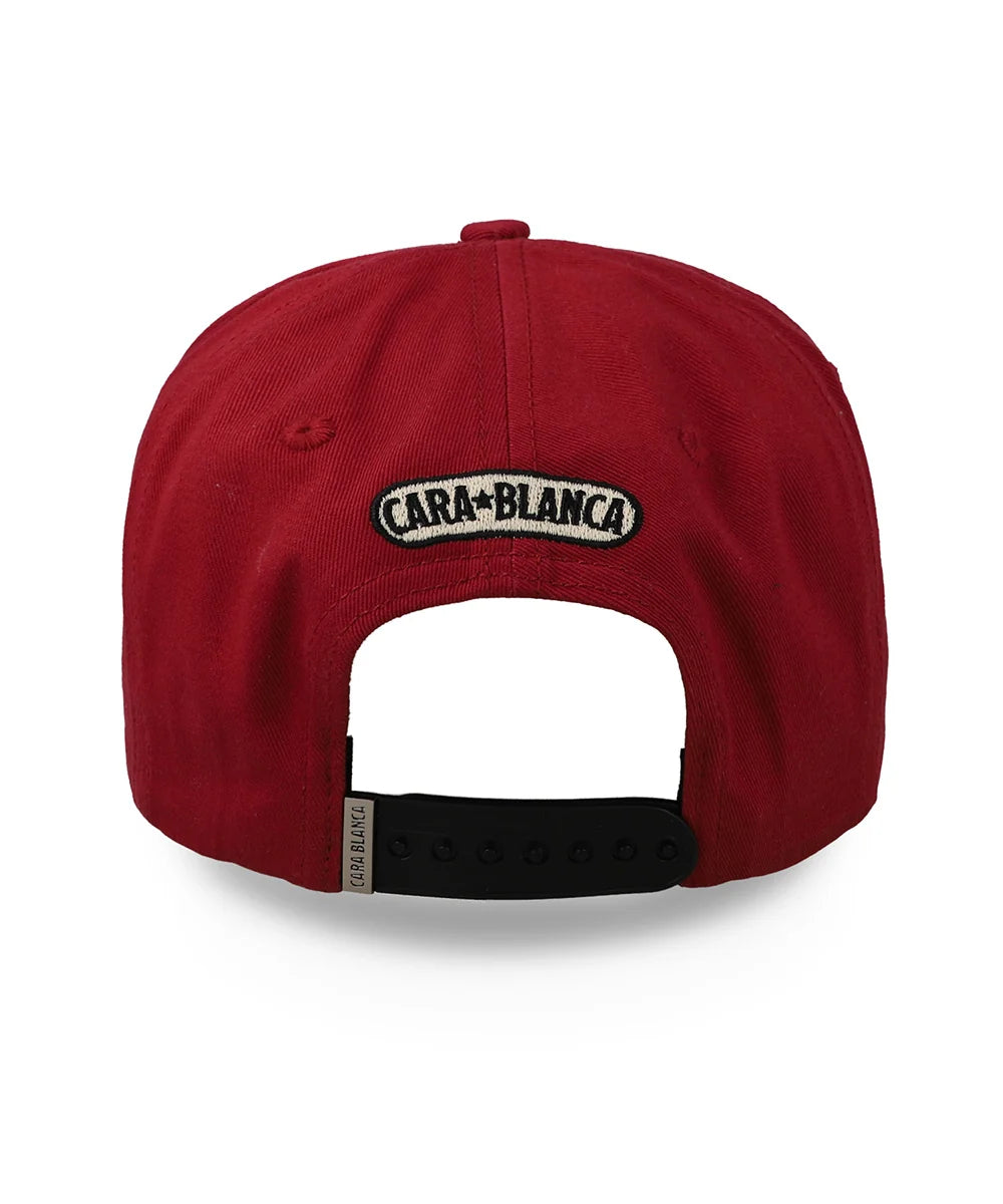 Gorra Cara Blanca Horns Negra Roja