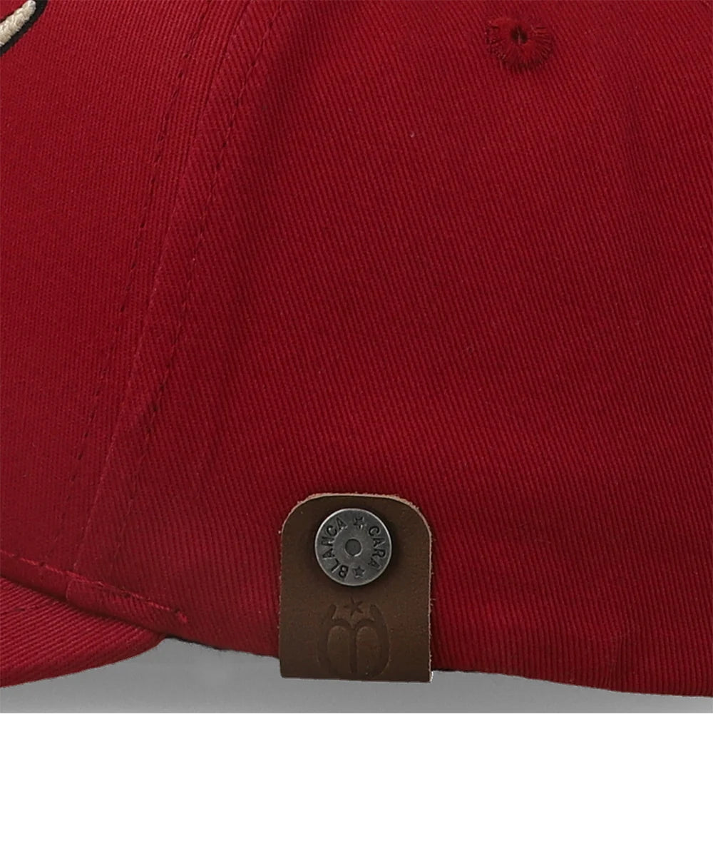 Gorra Cara Blanca Horns Negra Roja