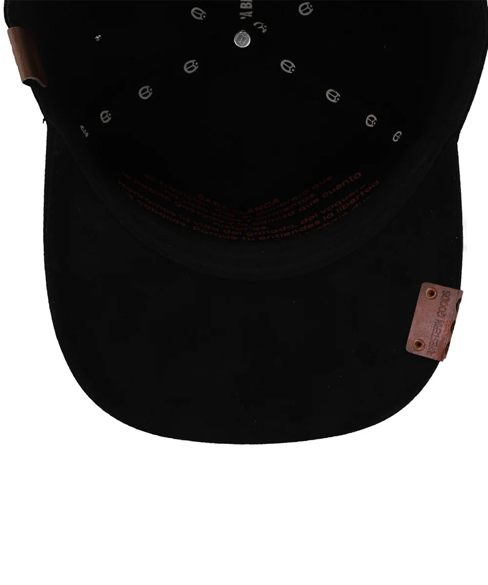 Gorra Cara Blanca Horns Negra