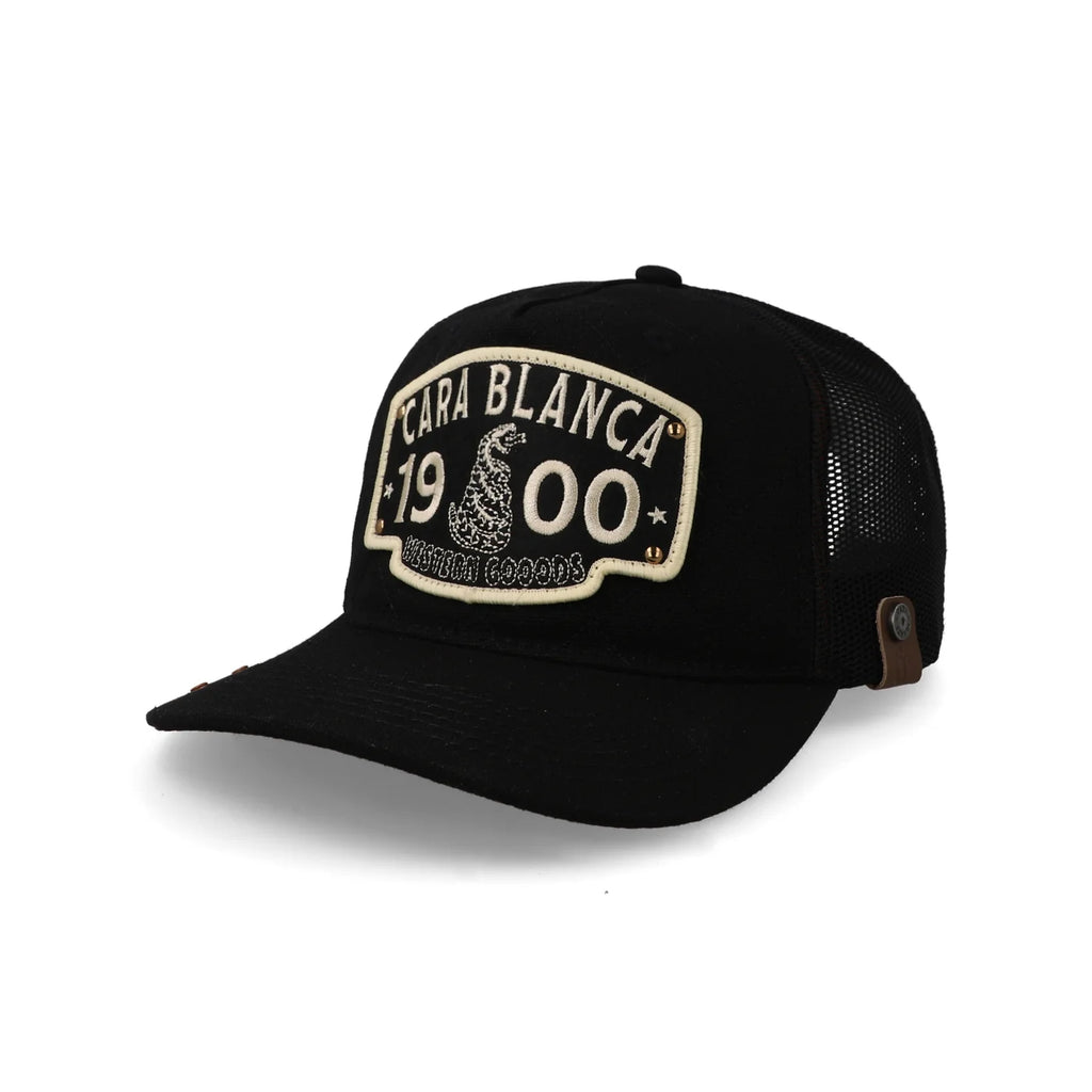 Gorra Cara Blanca Cattleman Workman Negra
