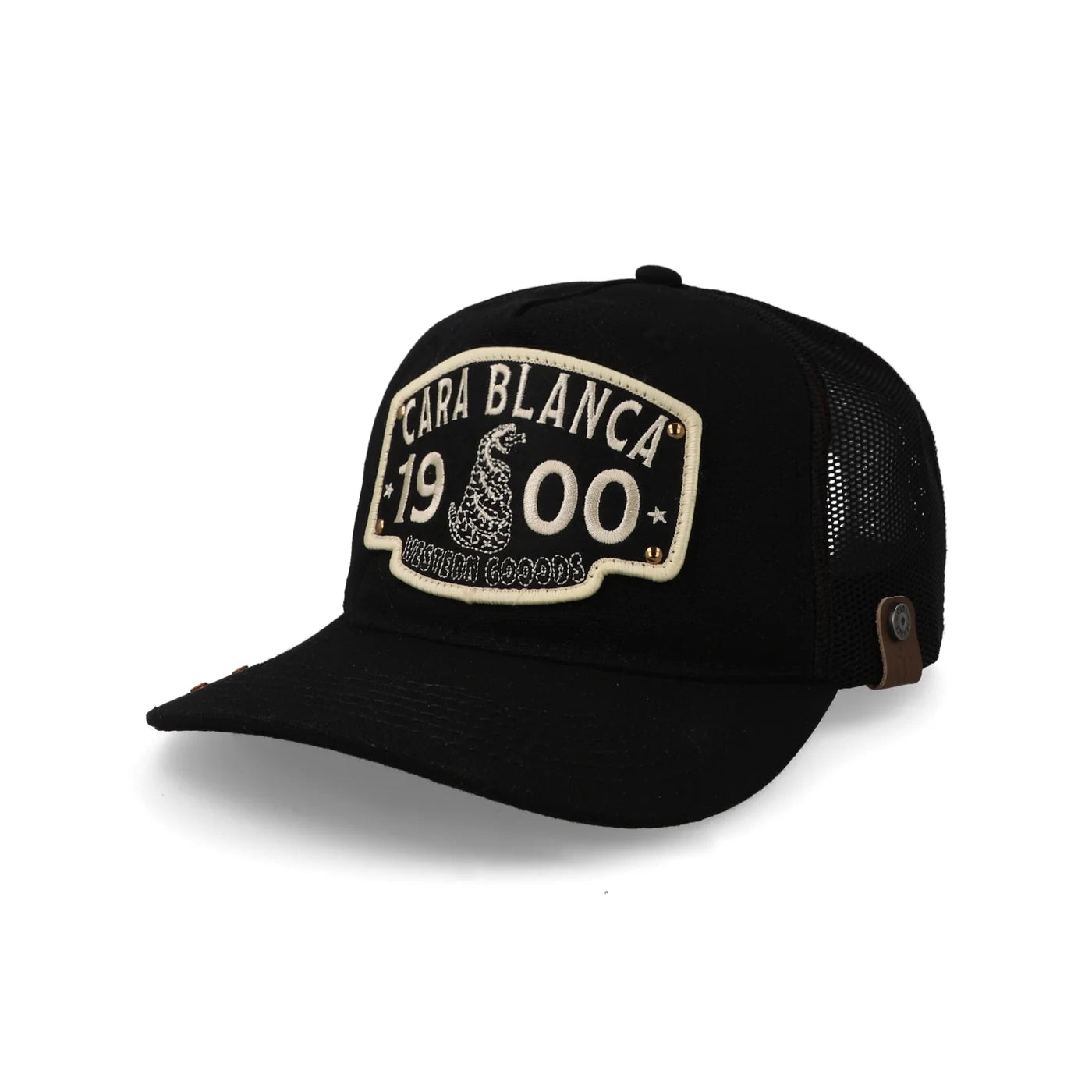 Gorra Cara Blanca Cattleman Workman Negra