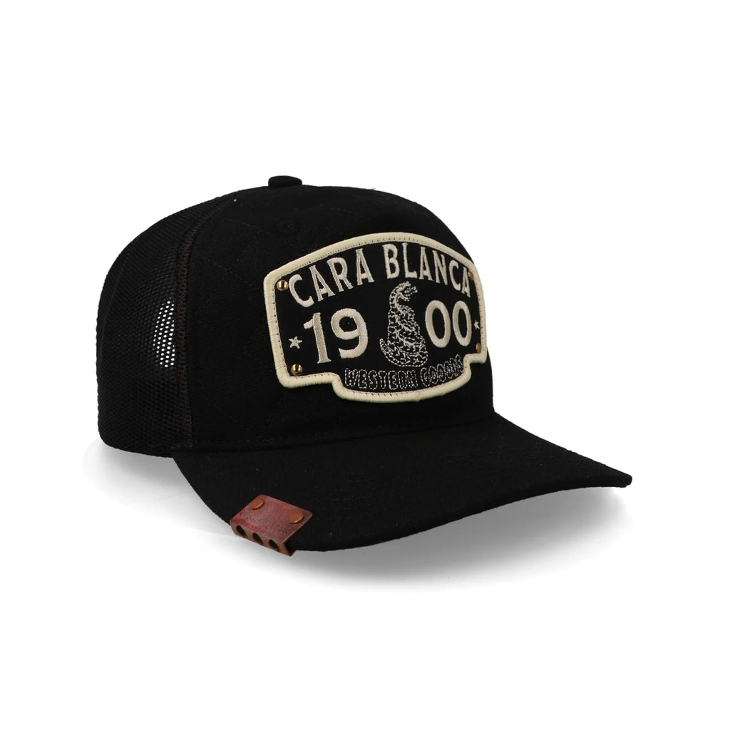 Gorra Cara Blanca Cattleman Workman Negra