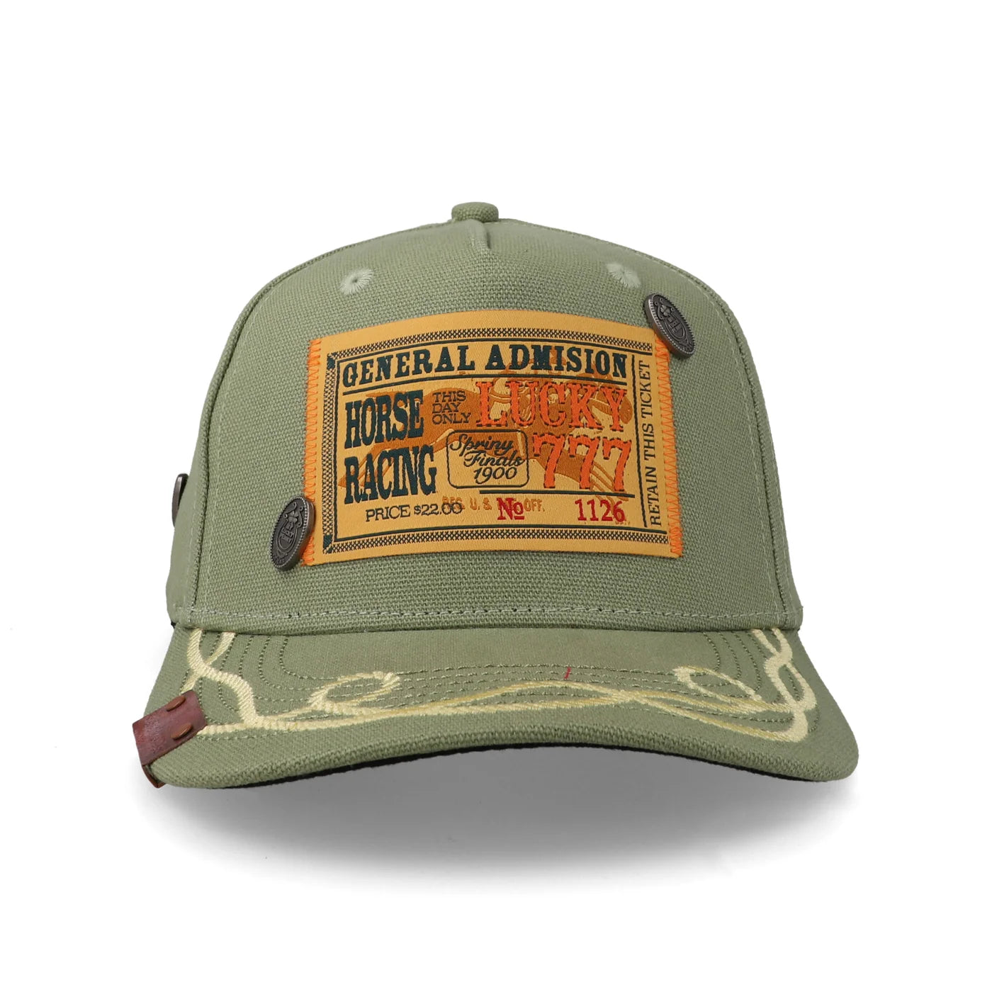 Gorra Cara Blanca Lucky Seven Olivo