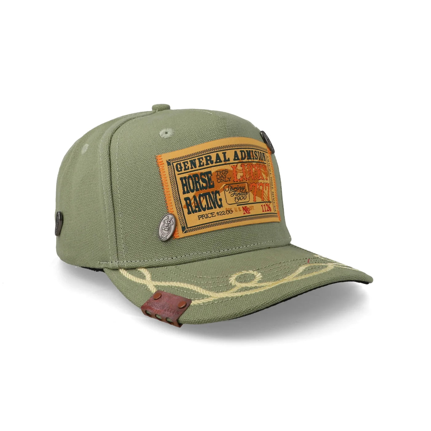 Gorra Cara Blanca Lucky Seven Olivo