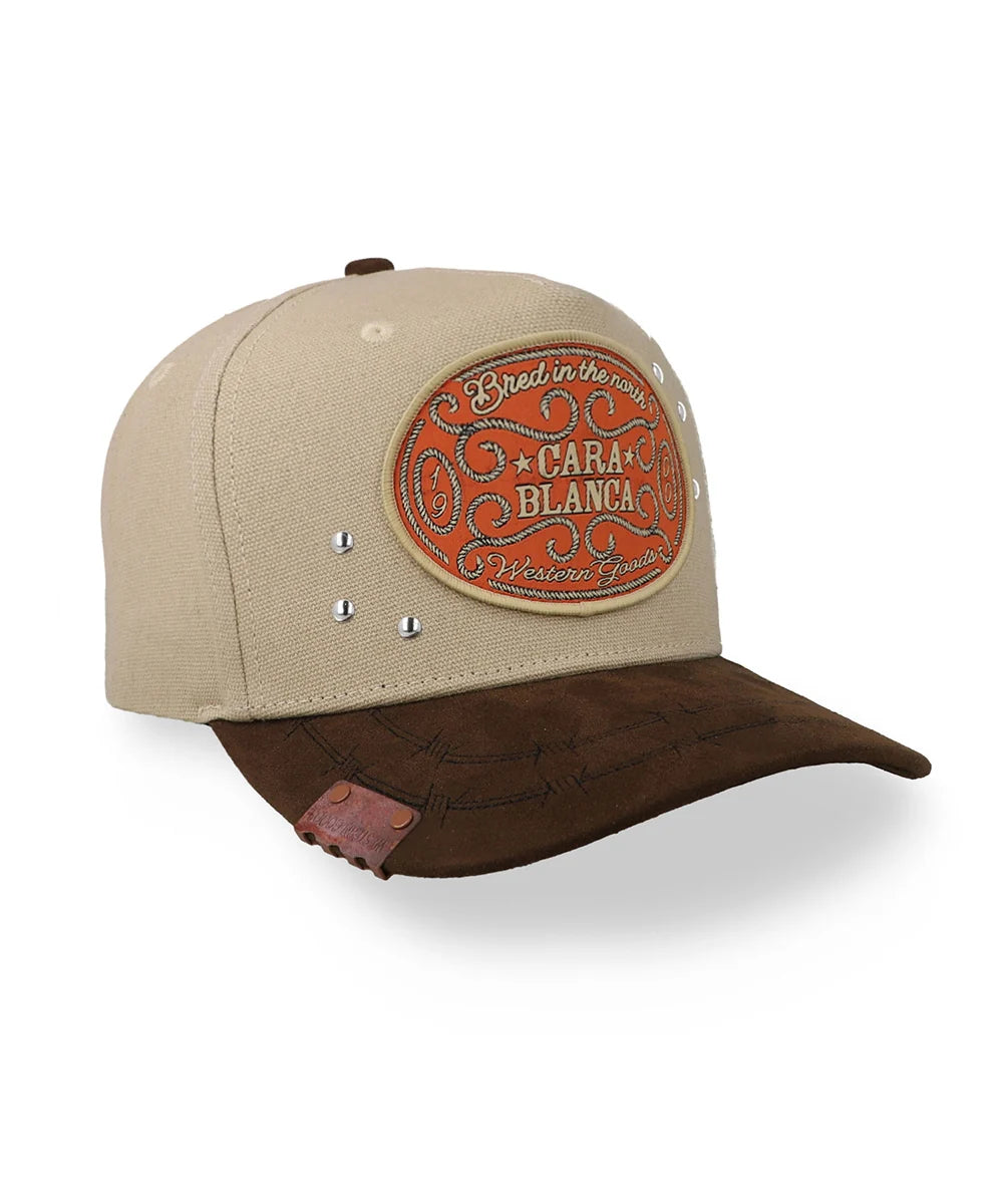 Gorra Cara Blanca Bred in the North Beige
