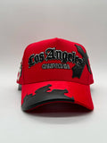 GORRA BIG BOSS LOS ÁNGELES FLAME ROJA