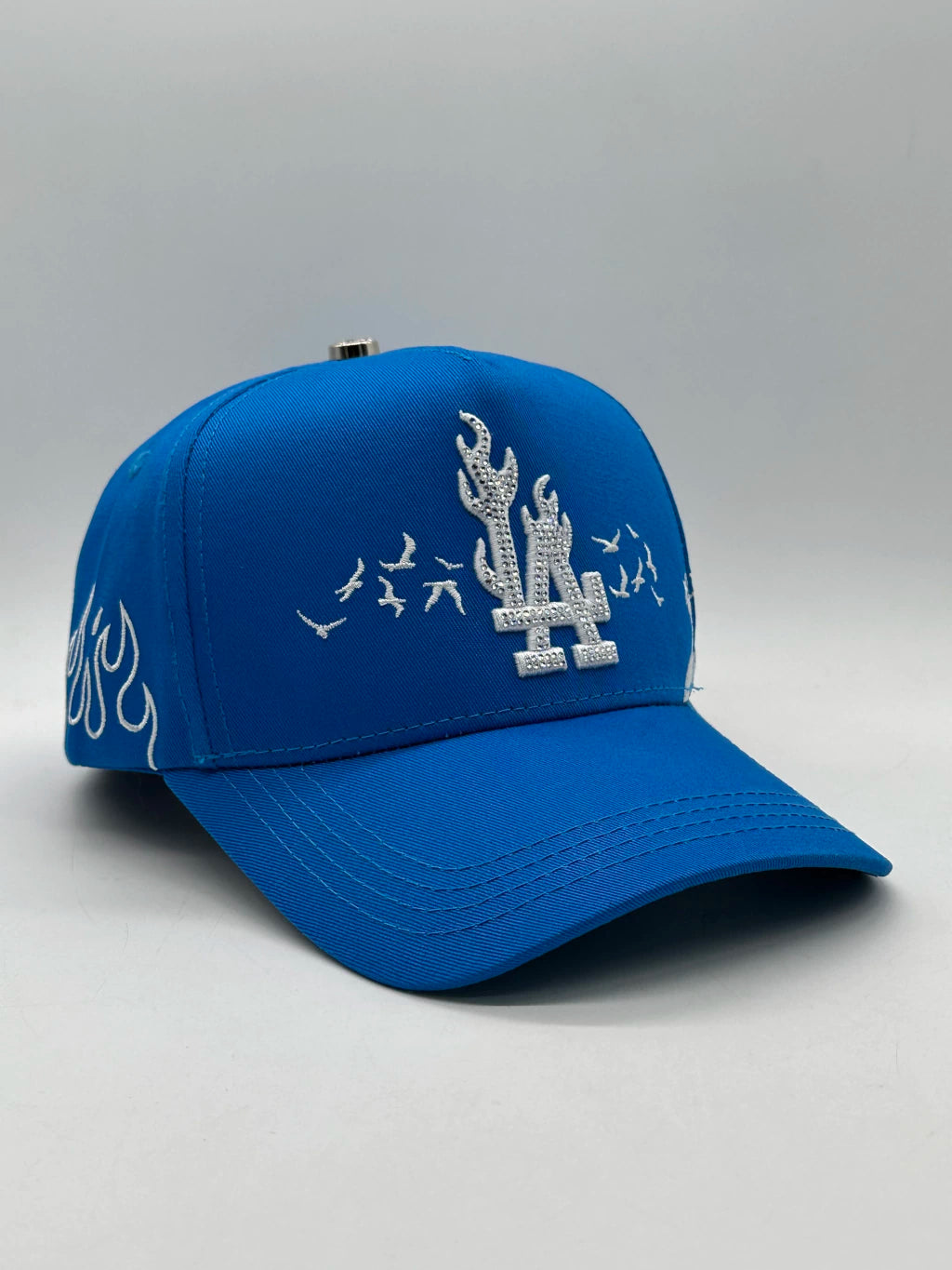 GORRA BIG BOSS X KLAN HATS LA FLAMES BLUE KLAN
