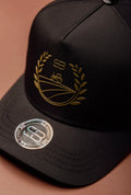 GORRA SOMBRERO BLANCO SIEMBRA COSECHA NEGRA