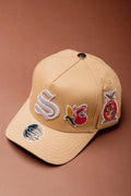 GORRA SOMBRERO BLANCO MIS RAÍCES BEIGE