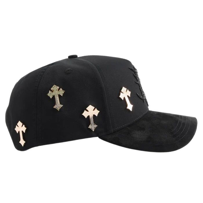 BARBAS HATS B CROSS ROSE GOLD 24K