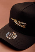 GORRA SOMBRERO BLANCO AVIONETA CLN NEGRA