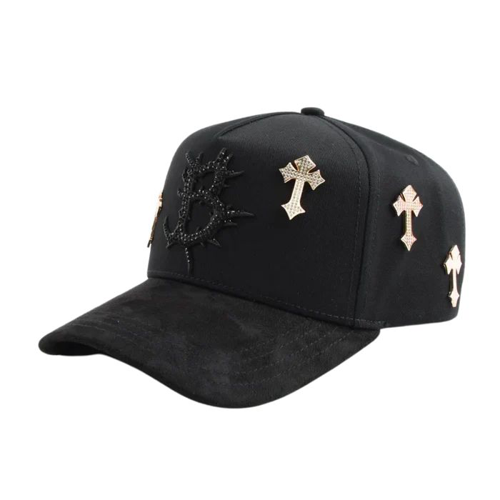 BARBAS HATS B CROSS ROSE GOLD 24K
