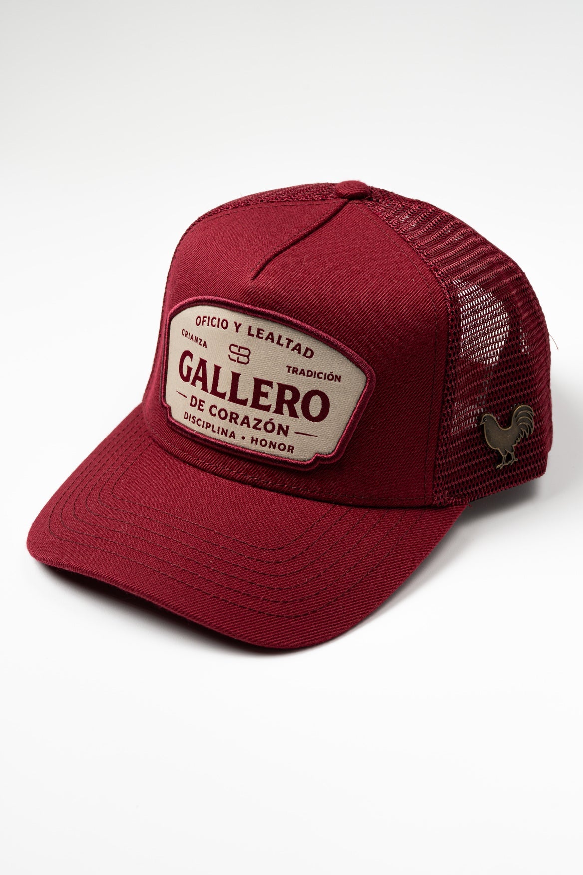 GORRA SOMBRERO BLANCO GALLERO