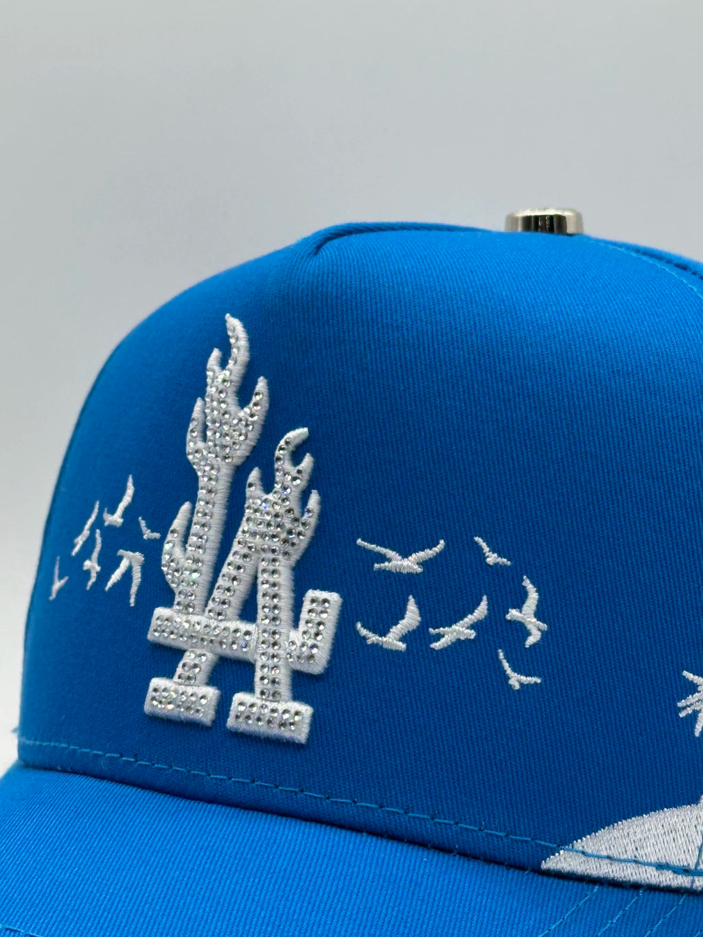 GORRA BIG BOSS X KLAN HATS LA FLAMES BLUE KLAN