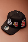 GORRA SOMBRERO BLANCO MIS RAÍCES NEGRO