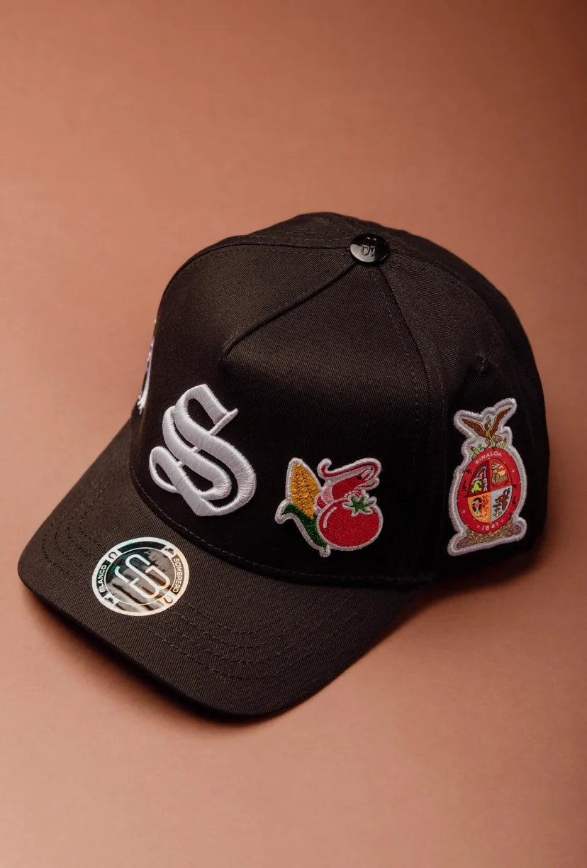 GORRA SOMBRERO BLANCO MIS RAÍCES NEGRO