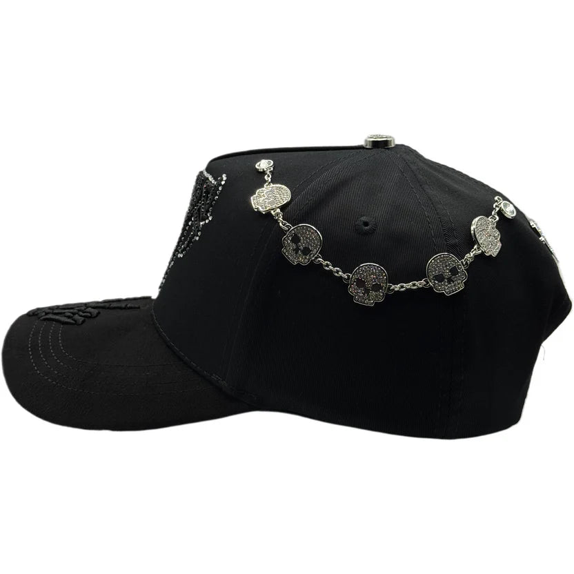 BARBAS HATS HALLOWEN CRIME BLACK