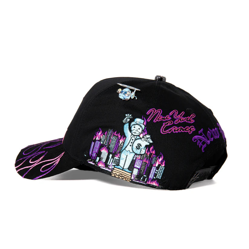 GORRA CASH ONLY NEW YORK FLAMES PURPLE