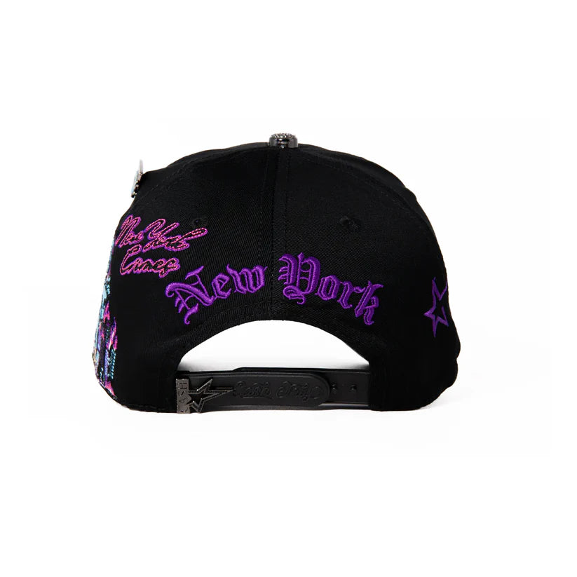 GORRA CASH ONLY NEW YORK FLAMES PURPLE