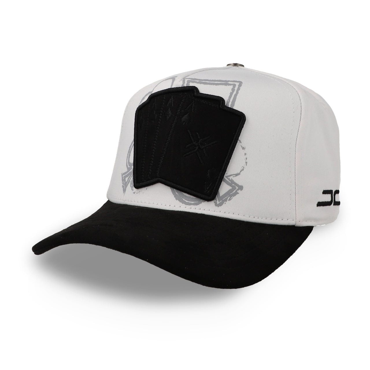 JC Hats poker XY white