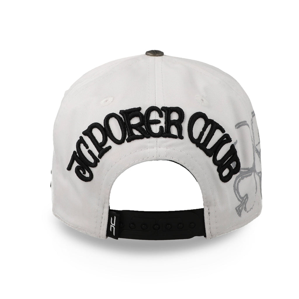 JC Hats poker XY white
