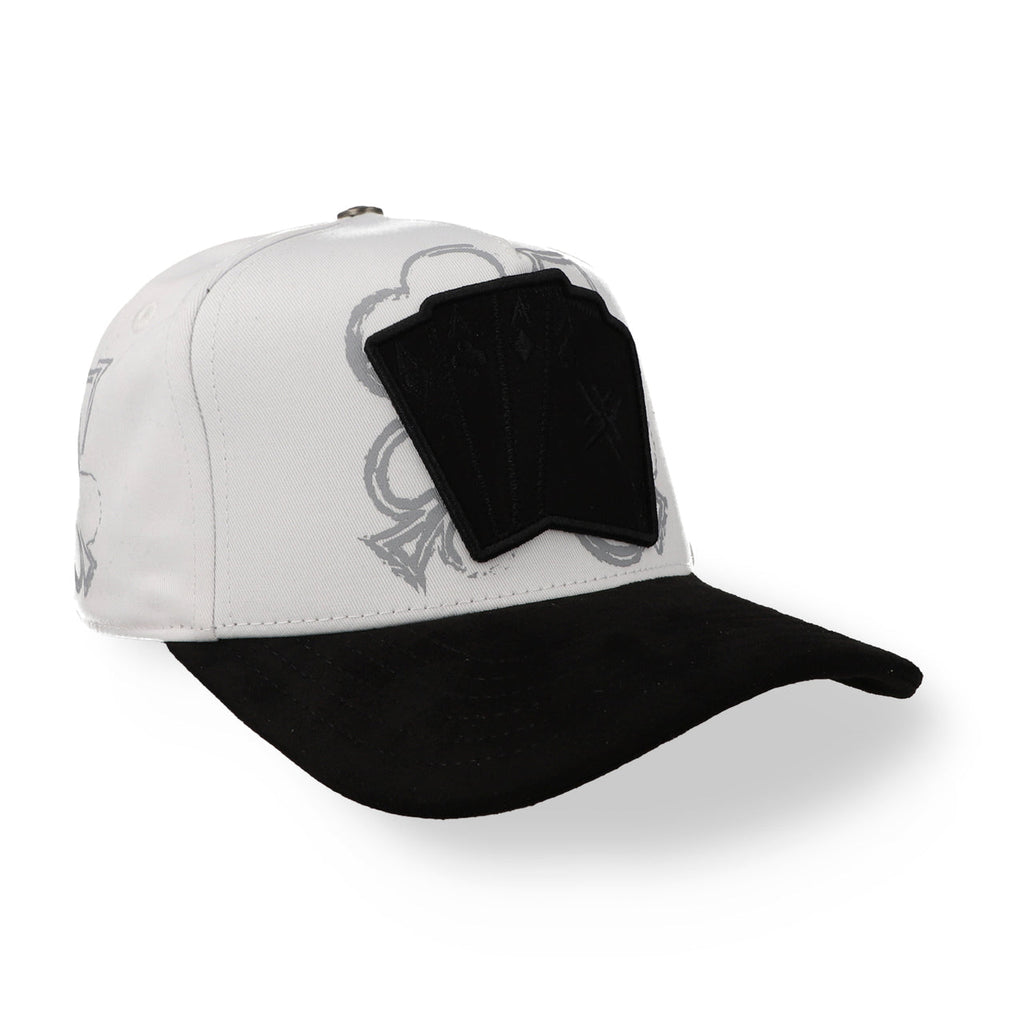 JC Hats poker XY white