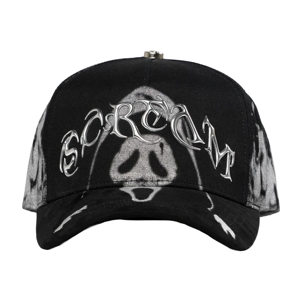 BARBAS HATS HALLOWEN SCREAM BLACK