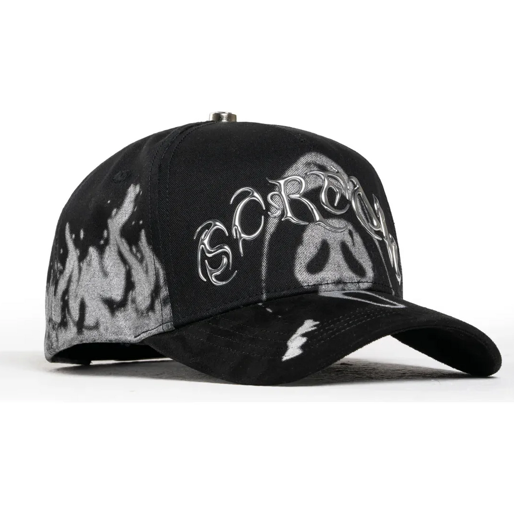BARBAS HATS HALLOWEN SCREAM BLACK