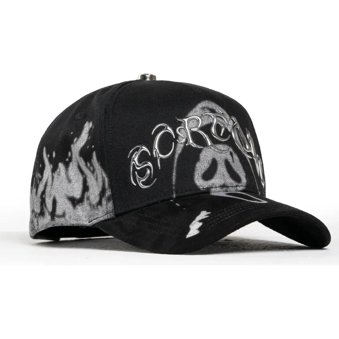 BARBAS HATS HALLOWEN SCREAM BLACK